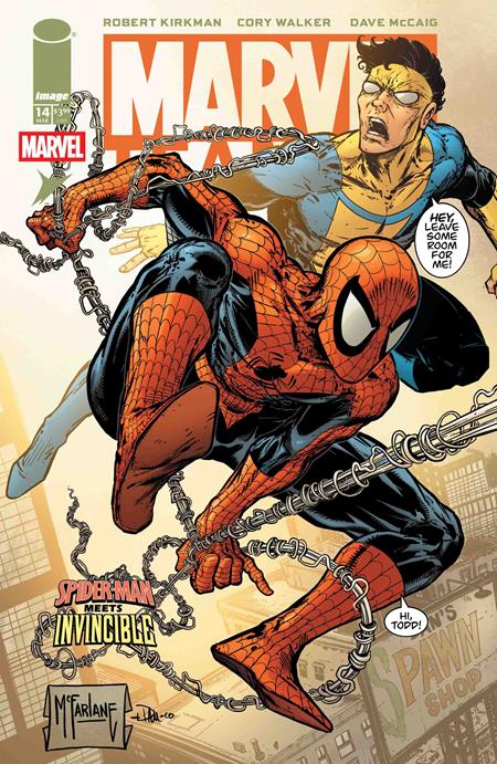MARVEL TEAMUP #14 FACSIMILE EDITION CVR D TODD MCFARLANE & DAVE MCCAIG VAR (Limit 1 per person) (04 Mar Release)