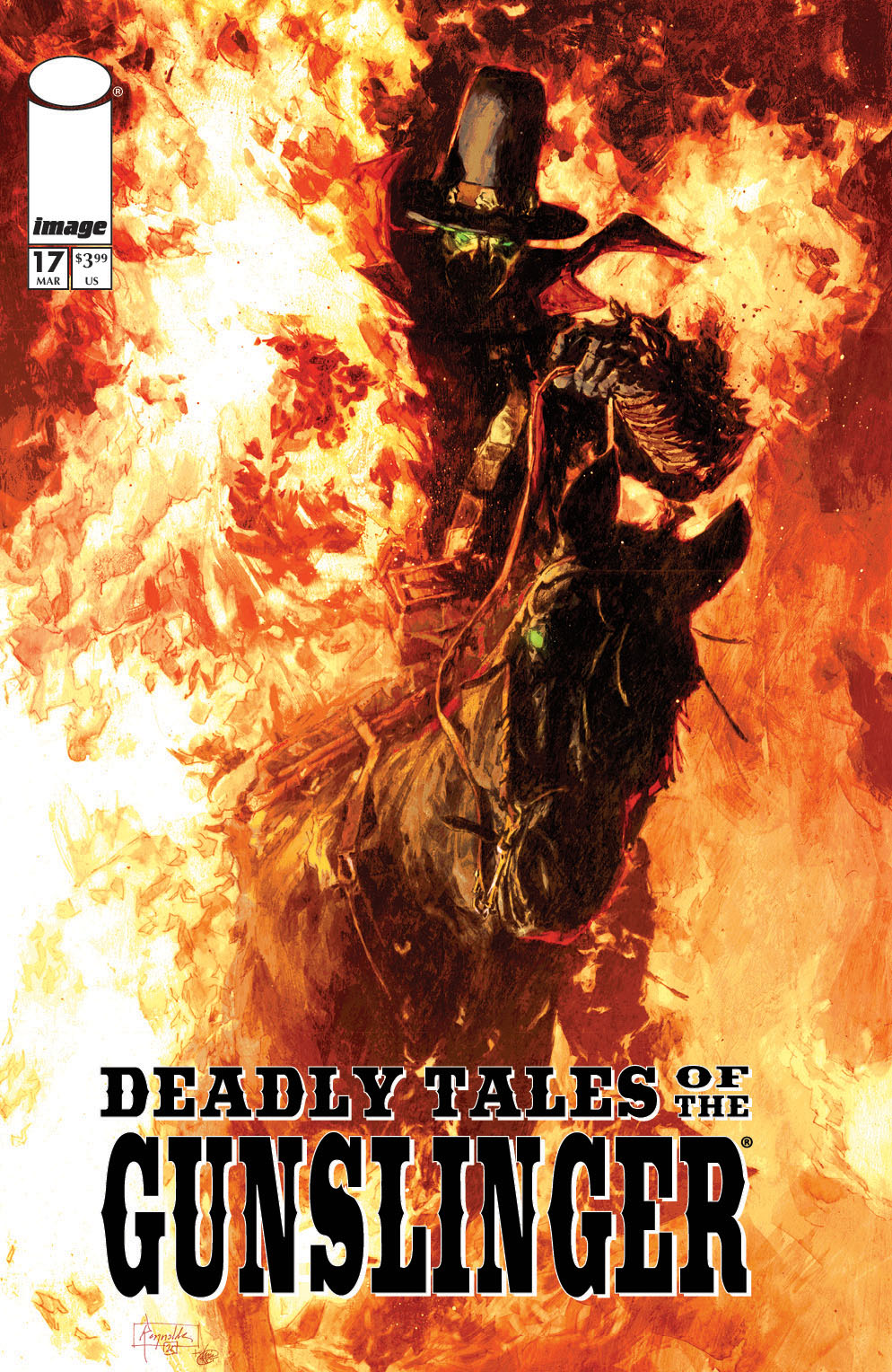 DEADLY TALES OF THE GUNSLINGER SPAWN #17 CVR A PATRIC REYNOLDS (12 Aug Release)
