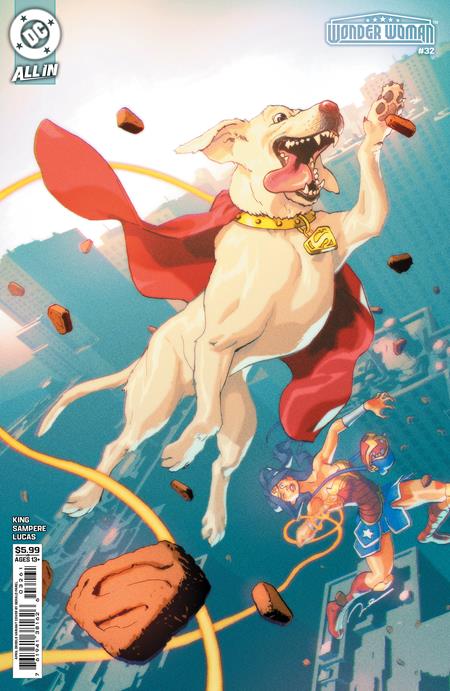 WONDER WOMAN #32 CVR F GERALD PAREL APRIL DROOLS CARD STOCK VAR (Backorder, Allow 4-5 Weeks)