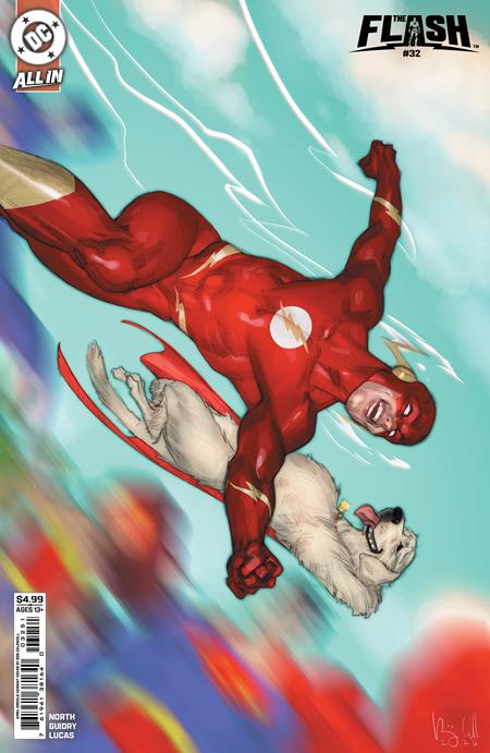 FLASH #32 CVR E BEN CALDWELL APRIL DROOLS CARD STOCK VAR (Backorder, Allow 4-5 Weeks)