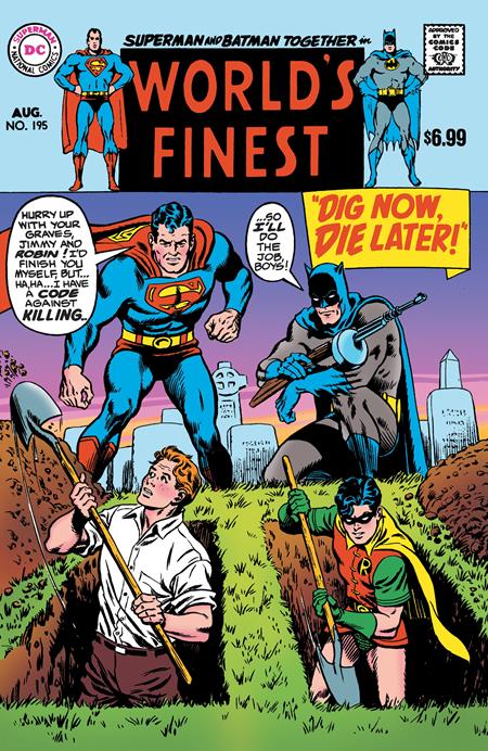 WORLDS FINEST COMICS #195 FACSIMILE EDITION CVR C CURT SWAN FOIL VAR (Backorder, Allow 4-5 Weeks)