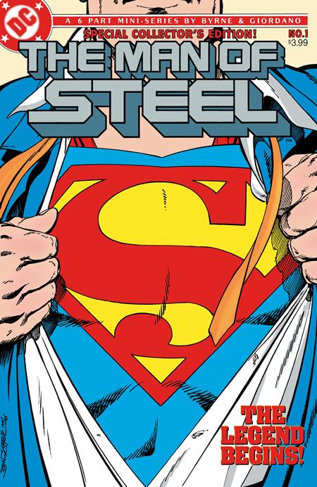 MAN OF STEEL #1 FACSIMILE EDITION CVR A JOHN BYRNE (Backorder, Allow 4-5 Weeks)