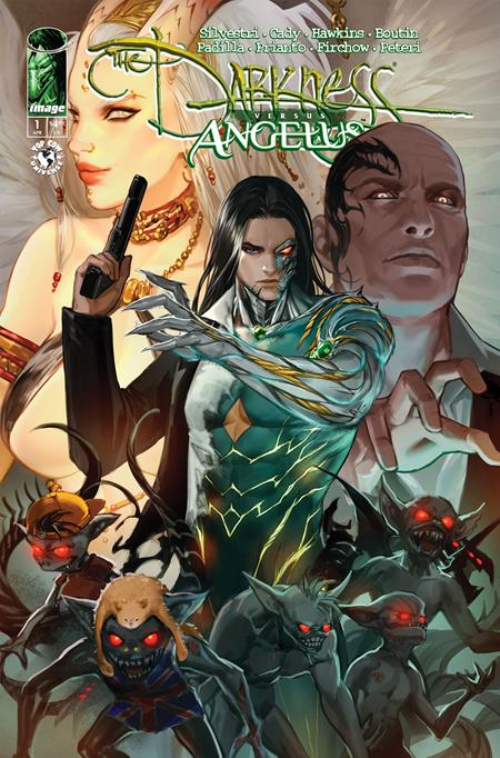 DARKNESS VS ANGELUS (ONE SHOT) CVR B LEIRIX VAR (Backorder, Allow 4-5 Weeks)