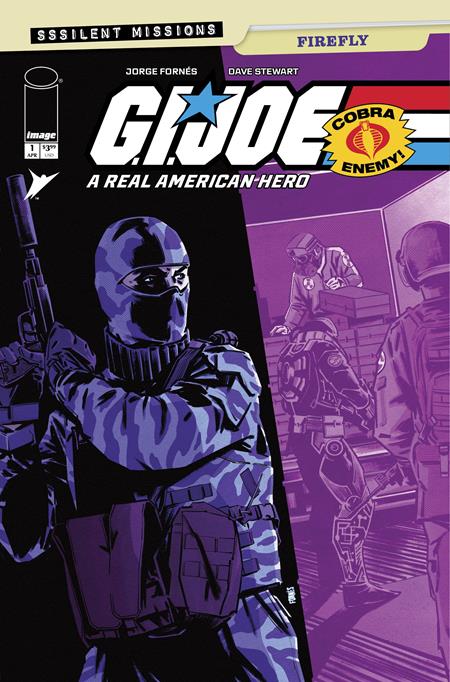 GI JOE A REAL AMERICAN HERO SSSILENT MISSIONS FIREFLY #1 (ONE SHOT) CVR A JORGE FORNES (Backorder, Allow 4-5 Weeks)
