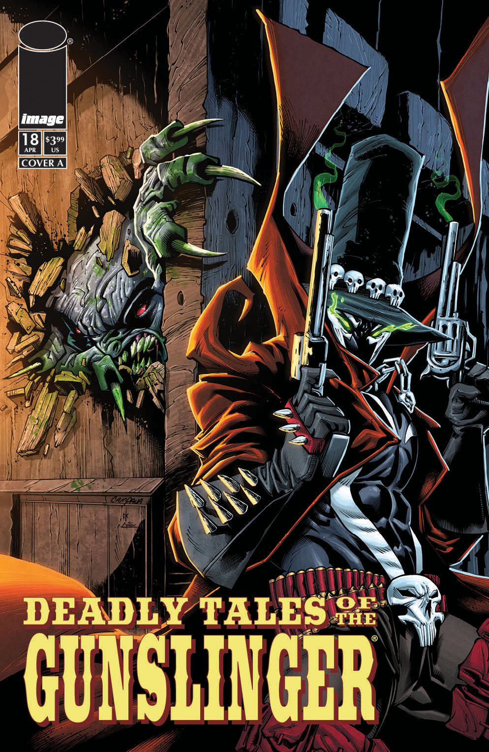 DEADLY TALES OF THE GUNSLINGER SPAWN #18 CVR A CHRIS CAMPANA | IMAGE COMICS | Comicbookeroo