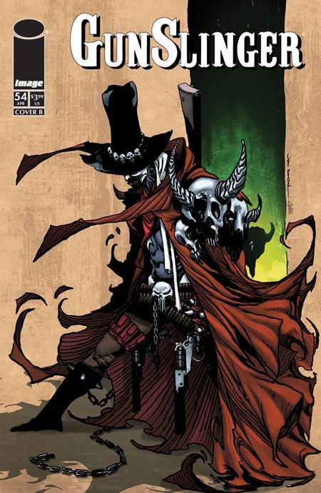 GUNSLINGER SPAWN #54 CVR B VON RANDAL VAR (Backorder, Allow 4-5 Weeks)