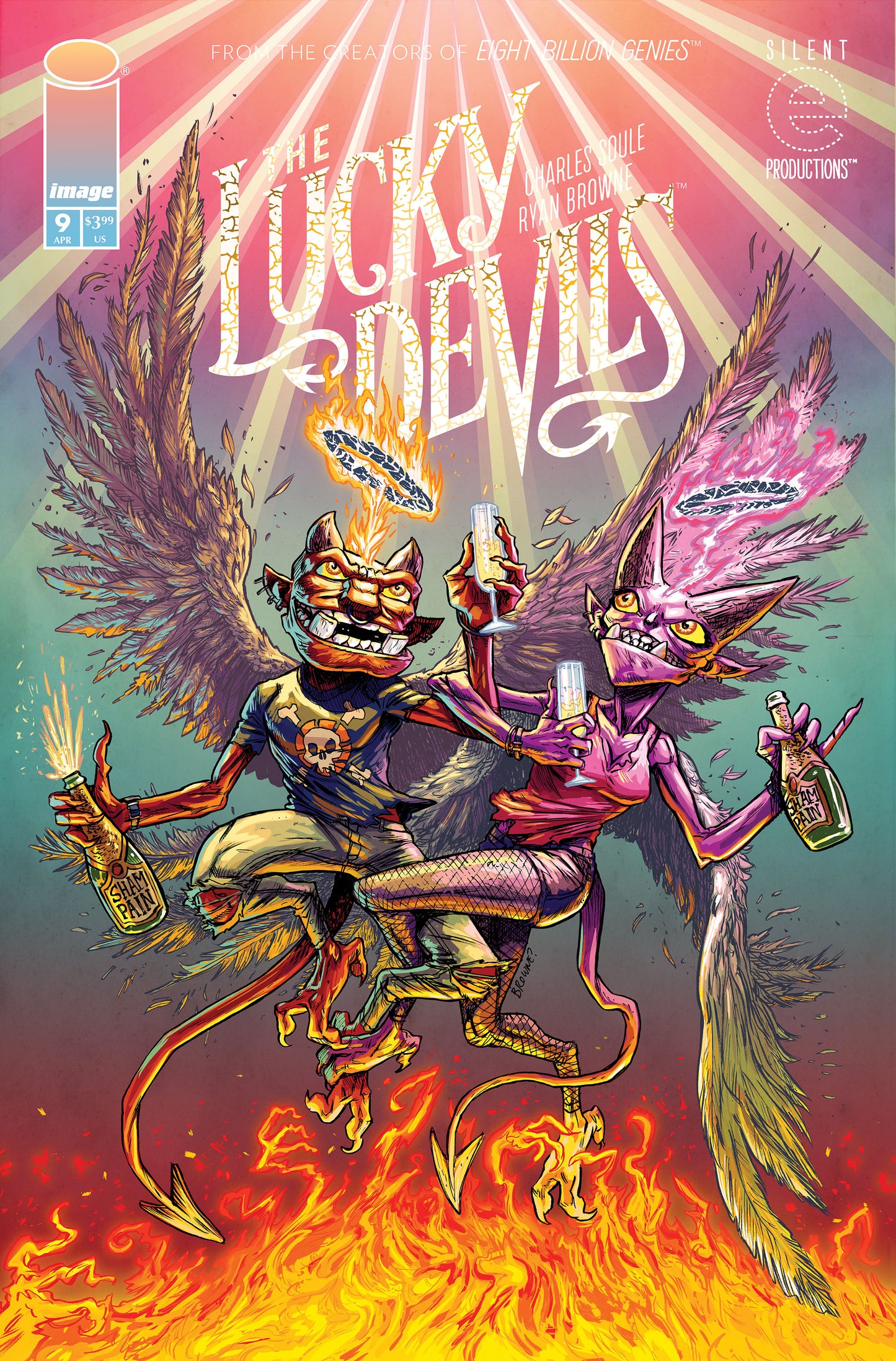 LUCKY DEVILS #9 CVR A RYAN BROWNE (MR) | IMAGE COMICS | Comicbookeroo