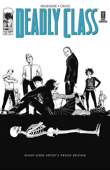 DEADLY CLASS GIANT SIZED ARTISTS PROOF EDITION CVR A WES CRAIG (MR) (Backorder, Allow 4-5 Weeks)