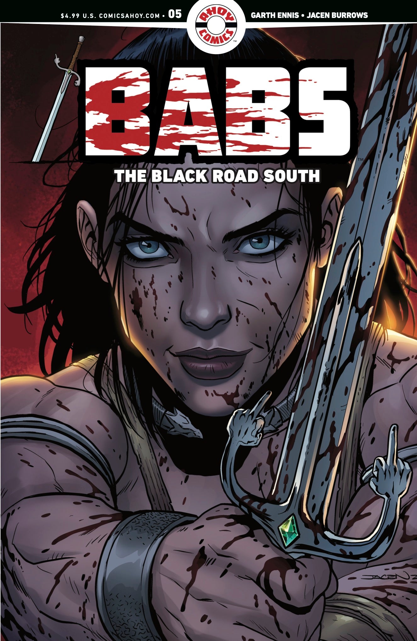 BABS THE BLACK ROAD SOUTH #5 (OF 6) CVR A JACEN BURROWS (MR) | AHOY | Comicbookeroo