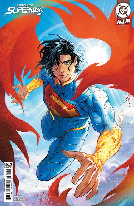 ABSOLUTE SUPERMAN #19 CVR D HAINING CARD STOCK VAR (Backorder, Allow 4-5 Weeks) | DC COMICS | Comicbookeroo