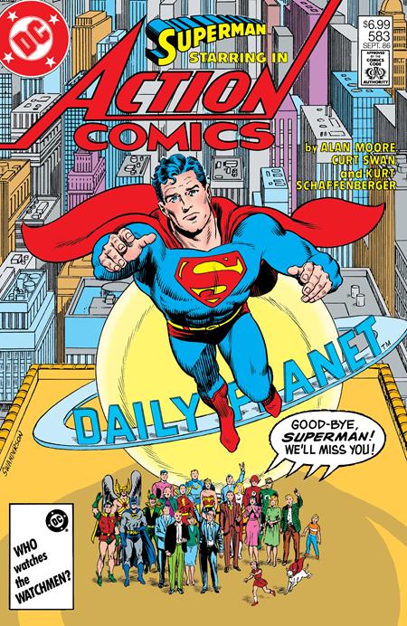 ACTION COMICS #583 FACSIMILE EDITION CVR C CURT SWAN FOIL VAR (WHATEVER HAPPENED TO THE MAN OF TOMORROW PART 2 OF 2) (Backorder, Allow 4-5 Weeks)