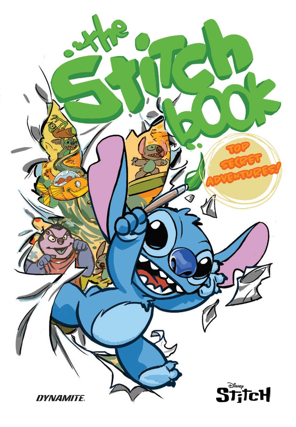 STITCH BOOK TOP SECRET ADVENTURES HC (Backorder, Allow 4-5 Weeks) | DYNAMITE ENTERTAINMENT | Comicbookeroo