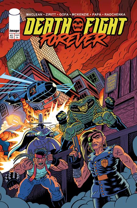 DEATH FIGHT FOREVER #4 (OF 5) CVR A ANDREW MACLEAN (MR) (Backorder, Allow 4-5 Weeks)