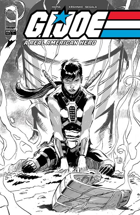 GI JOE A REAL AMERICAN HERO #328 CVR B LEE WEEKS B&W VAR (Backorder, Allow 4-5 Weeks)