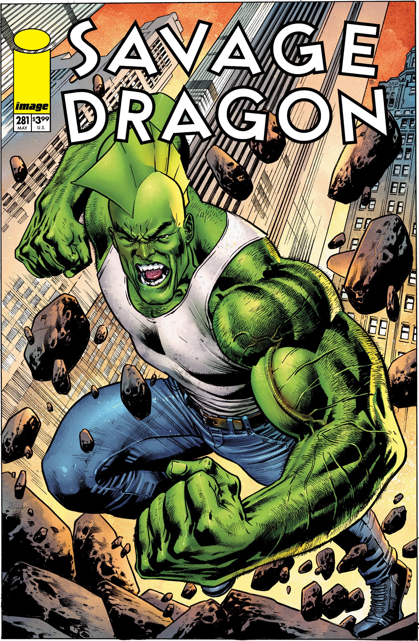 SAVAGE DRAGON #281 CVR C BRYAN HITCH VAR (MR) (22 Jul Release)