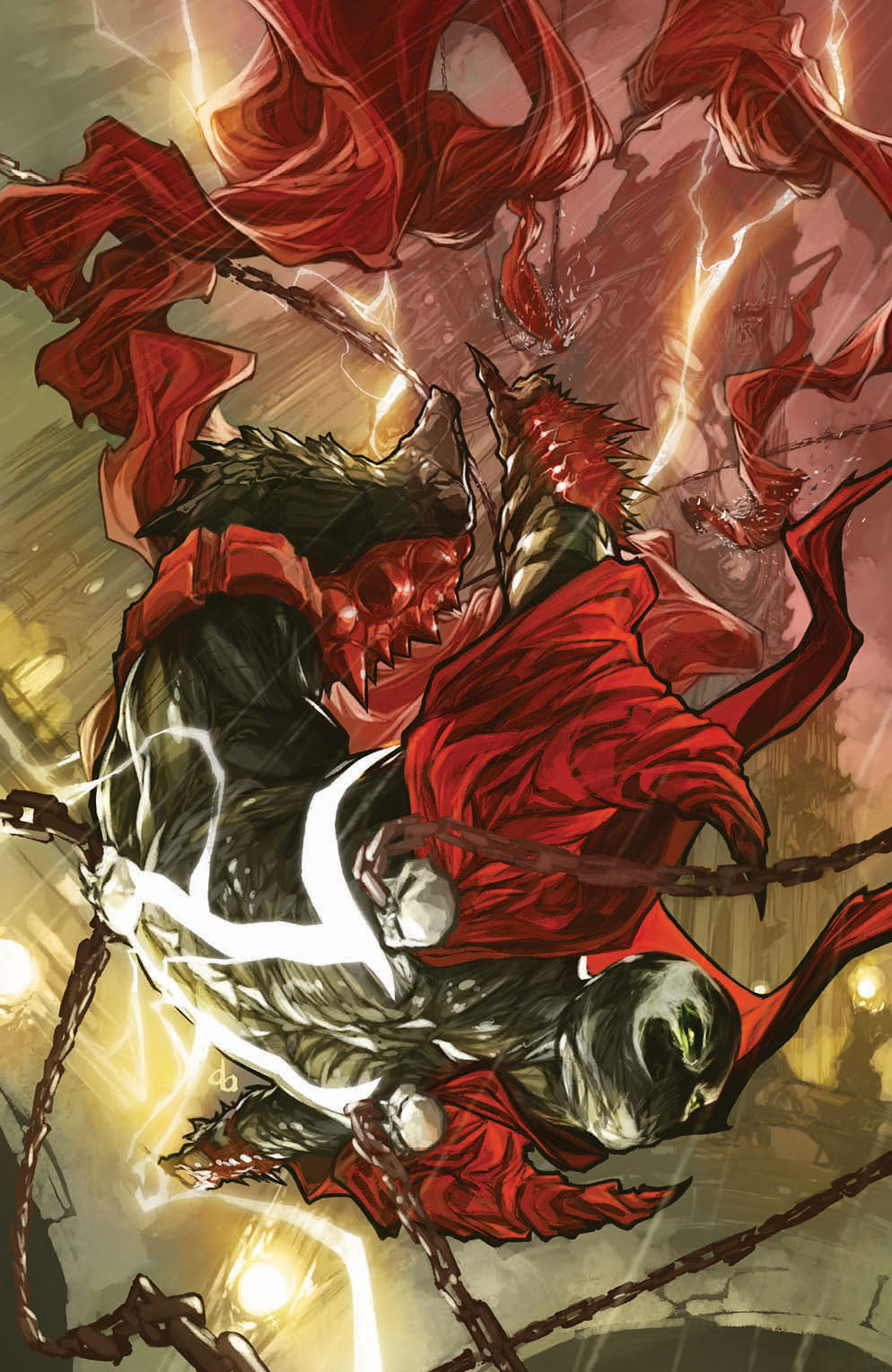 SPAWN #378 CVR B DON AGUILLO VIRGIN VAR (26 Aug Release)