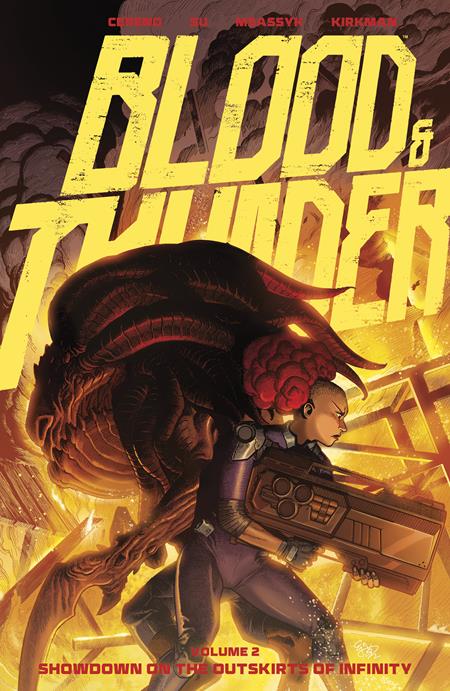 BLOOD & THUNDER TP VOL 02 SHOWDOWN ON THE OUTSKIRTS EJ SU & MSASSYK CVR (MR) (Backorder, Allow 4-5 Weeks)