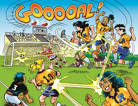 ARCHIE COMICS 85TH ANNIVERSARY PRESENTS ARCHIE AMERICAN ALL STARS #1 (ONE SHOT) CVR C STAN GOLDBERG ROSARIO TITO PENA FOIL VAR (Backorder, Allow 4-5 Weeks)