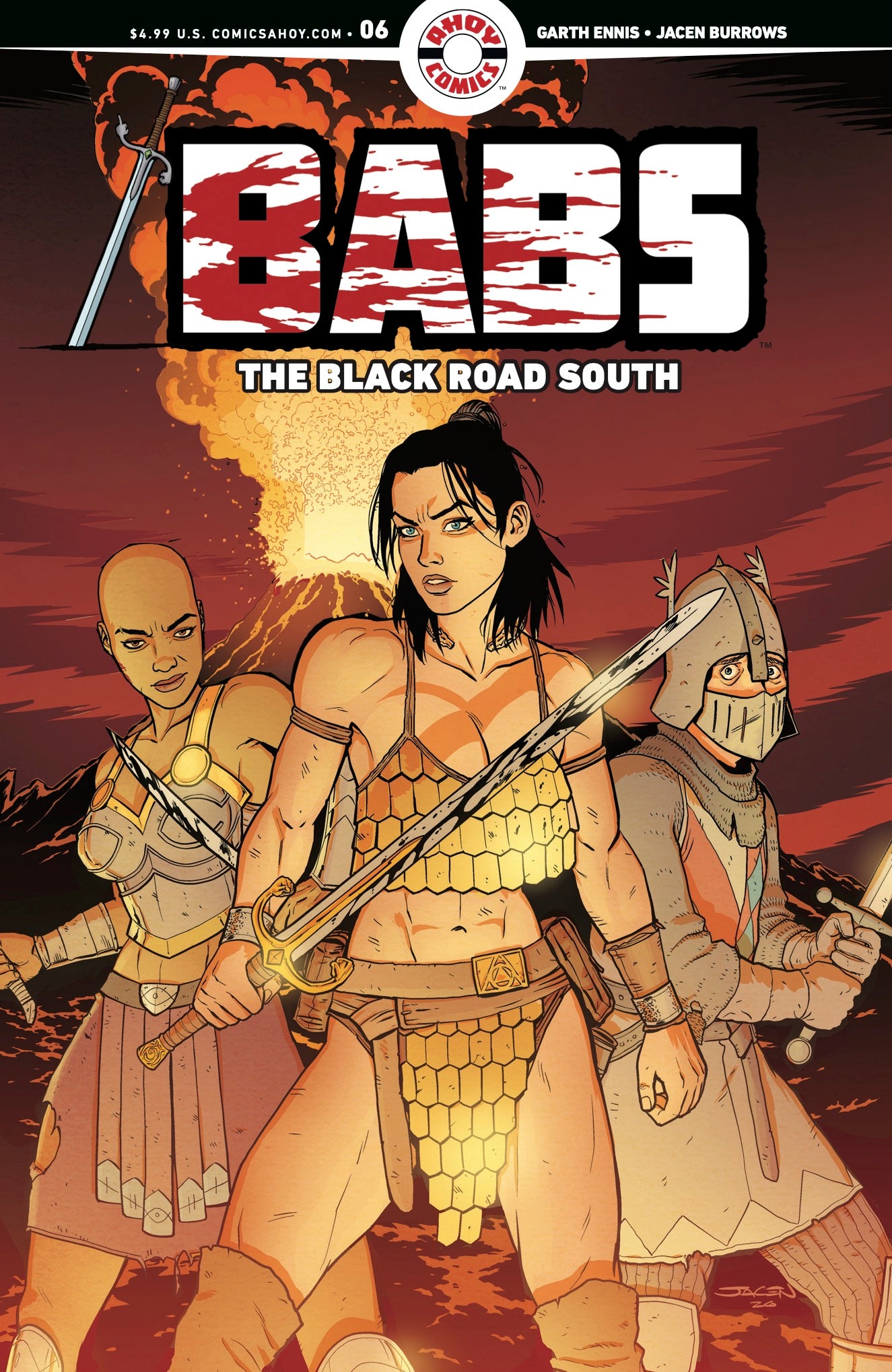 BABS THE BLACK ROAD SOUTH #6 (OF 6) CVR A JACEN BURROWS (MR) | AHOY | Comicbookeroo