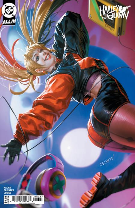 HARLEY QUINN #63 CVR D DERRICK CHEW CARD STOCK VAR (Backorder, Allow 4-5 Weeks)