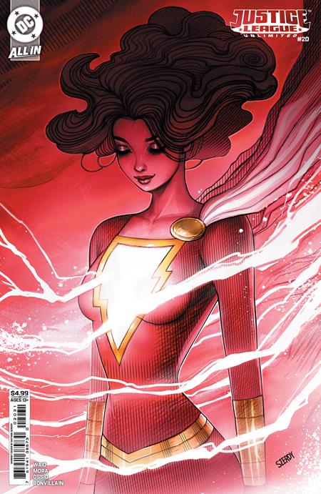 JUSTICE LEAGUE UNLIMITED #20 CVR C NATHAN SZERDY CARD STOCK VAR (Backorder, Allow 4-5 Weeks)