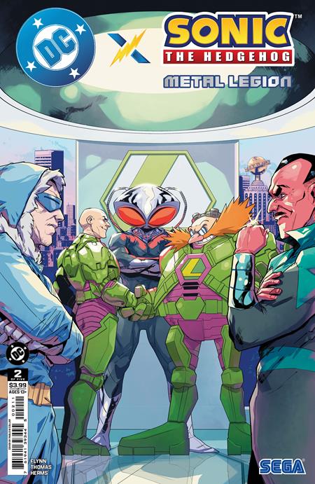 DC X SONIC THE HEDGEHOG THE METAL LEGION #2 (OF 5) CVR A PABLO M COLLAR (Backorder, Allow 4-5 Weeks)