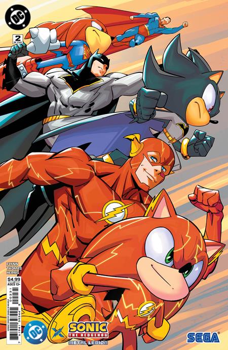 DC X SONIC THE HEDGEHOG THE METAL LEGION #2 (OF 5) CVR C DANIELE DI NICUOLO CARD STOCK VAR (Backorder, Allow 4-5 Weeks)