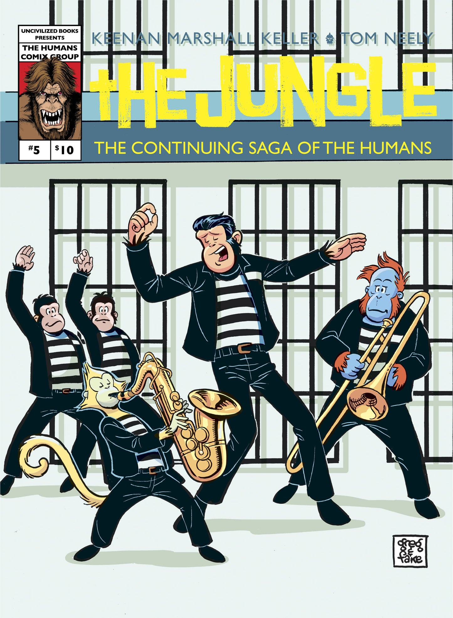 JUNGLE #5 (OF 5) CVR B GREG & FAKE (MR) (26 Aug Release)