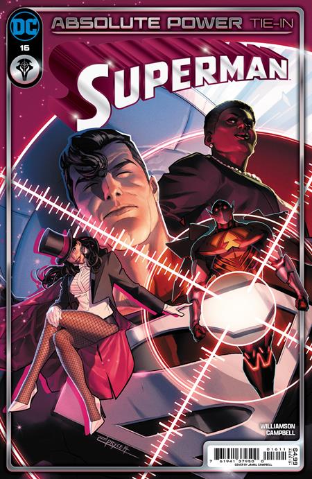 SUPERMAN #16 CVR A JAMAL CAMPBELL (ABSOLUTE POWER) (Limit 1 per person) - Comicbookeroo