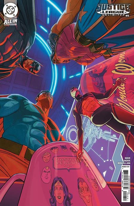 JUSTICE LEAGUE UNLIMITED #9 CVR G INC 1:25 NIMIT MALAVIA CARD STOCK VAR (WE ARE YESTERDAY)