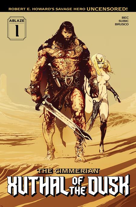 CIMMERIAN XUTHAL OF THE DUSK #1 (OF 3) CVR B STEVAN SUBIC VAR (MR) (Backorder, Allow 4-5 Weeks)