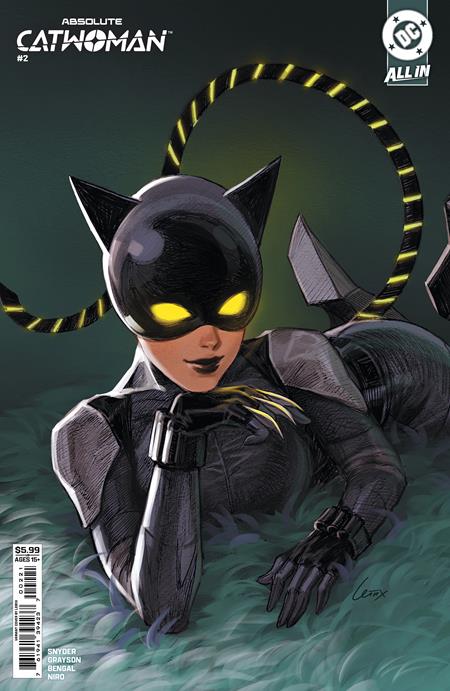 ABSOLUTE CATWOMAN #2 (OF 6) CVR B LESLEY LEIRIX LI CARD STOCK VAR (Backorder, Allow 4-5 Weeks)
