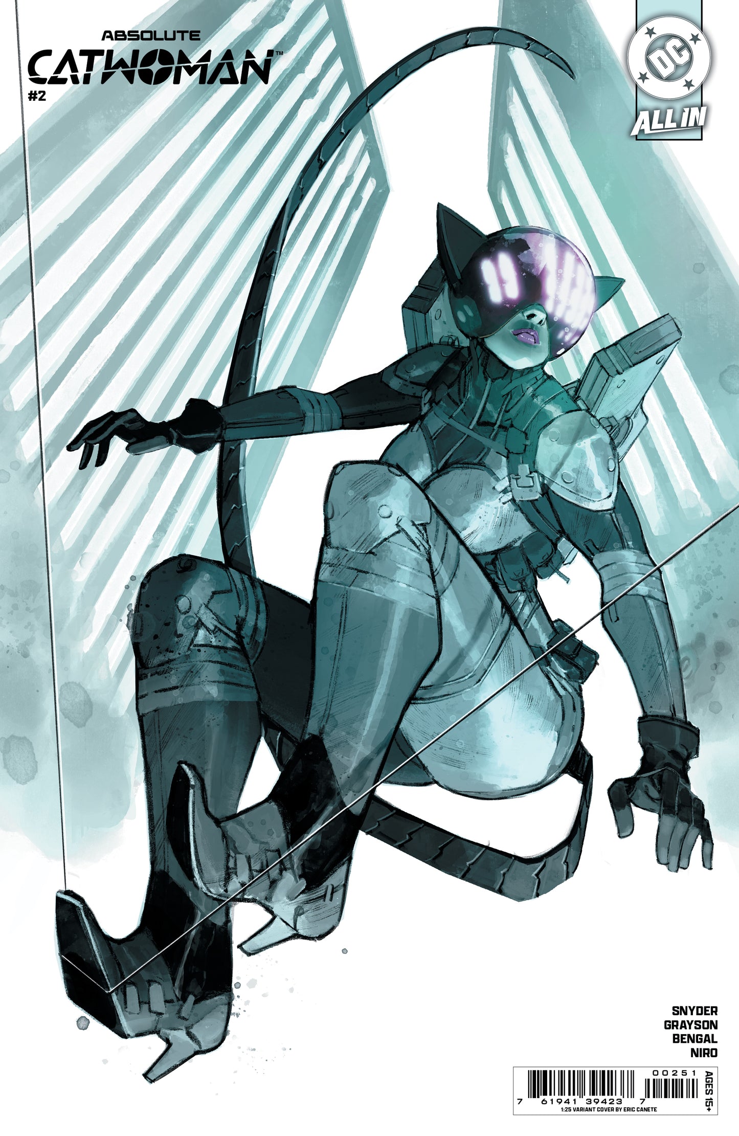 ABSOLUTE CATWOMAN #2 (OF 6) CVR E INC 1:25 ERIC CANETE CARD STOCK VAR (08 Jul Release)