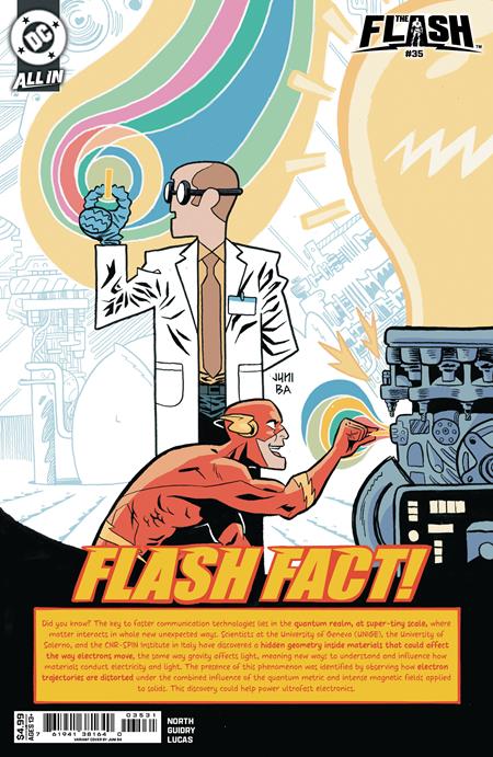 FLASH #35 CVR C JUNI BA CARD STOCK VAR (Backorder, Allow 4-5 Weeks)
