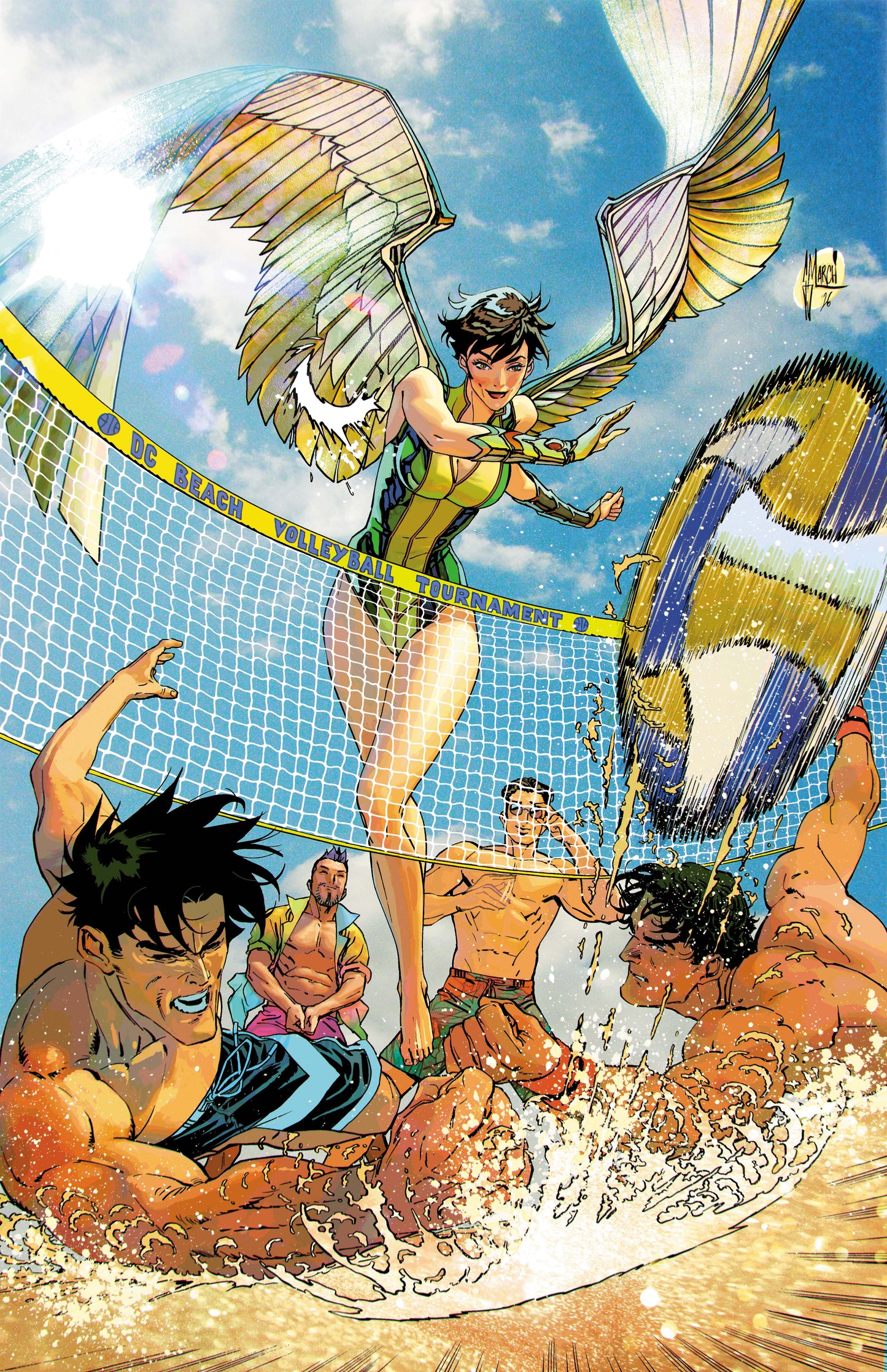 DCS HAWK-GIRL SUMMER #1 (ONE SHOT) CVR A GUILLEM MARCH (29 Jul Release)