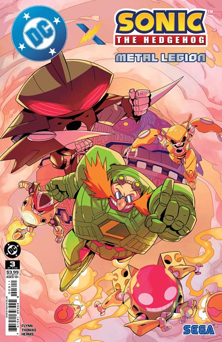 DC X SONIC THE HEDGEHOG THE METAL LEGION #3 (OF 5) CVR A PABLO M COLLAR (Backorder, Allow 4-5 Weeks)