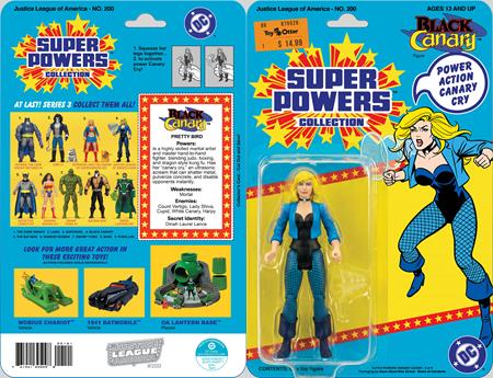 JUSTICE LEAGUE OF AMERICA #200 FACSIMILE EDITION CVR B JASON GEYER & ALEX SAVIUK BLACK CANARY SUPER POWERS ACTION FIGURE VAR (Backorder, Allow 4-5 Weeks)