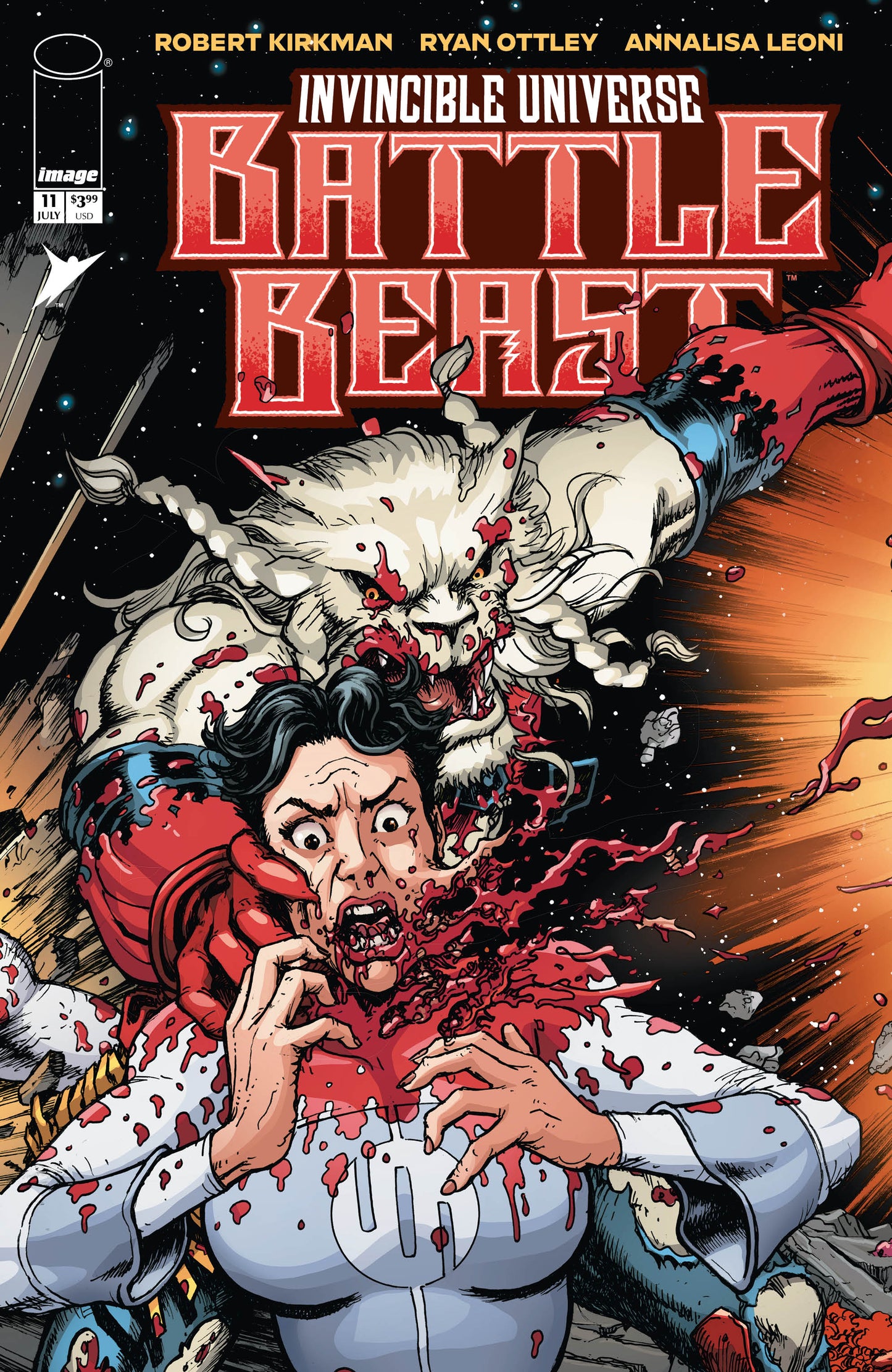 INVINCIBLE UNIVERSE BATTLE BEAST #11 CVR C INC 1:10 CHRIS BURNHAM & BRIAN REBER CONNECTING VAR (15 Jul Release)
