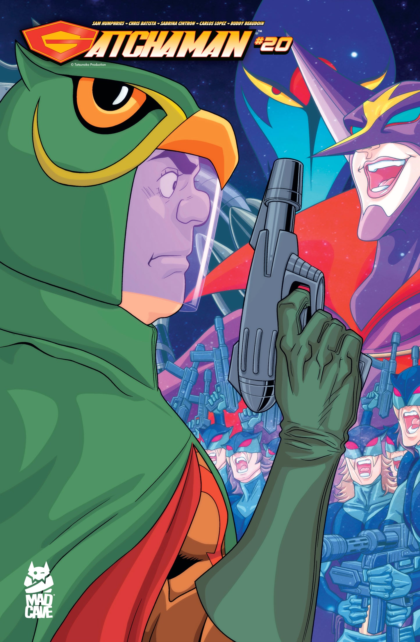 GATCHAMAN #20 CVR B CHRIS BATISTA SABRINA CINTRON CONNECTING VAR | MAD CAVE STUDIOS | Comicbookeroo