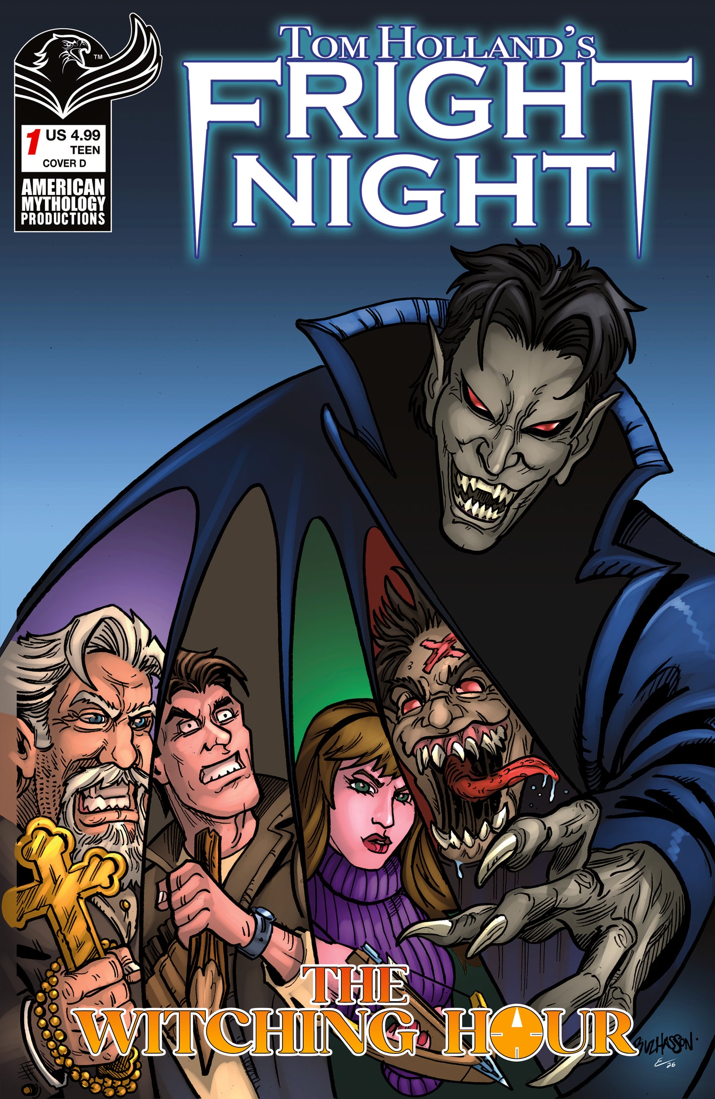 FRIGHT NIGHT WITCHING HOUR #1 (OF 2) CVR D BUZ HASSON VAR (29 Jul Release)