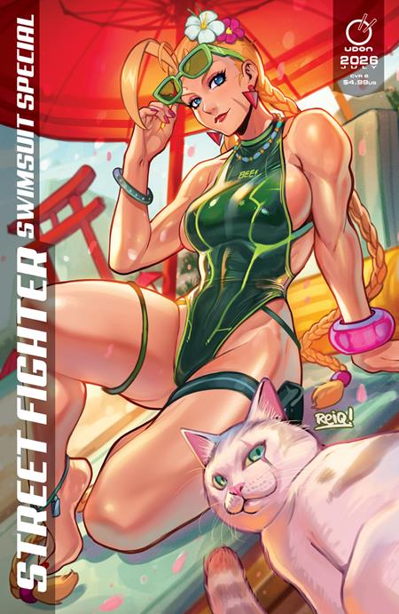 2026 STREET FIGHTER SWIMSUIT SPECIAL #1 (ONE SHOT) CVR B REIQ CAT VAR (Backorder, Allow 4-5 Weeks)