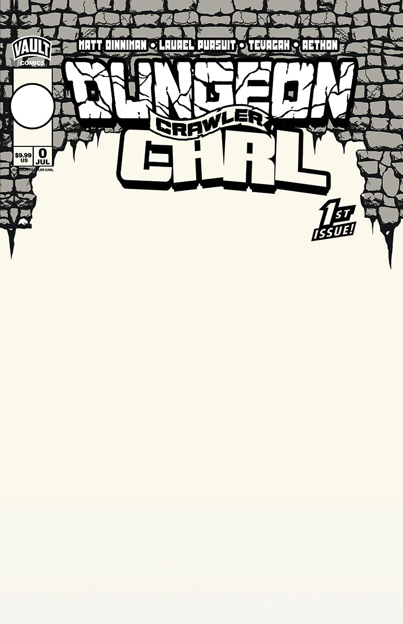 DUNGEON CRAWLER CARL SPECIAL EDITION #0 CVR E BLANK SKETCH VAR (15 Jul Release)