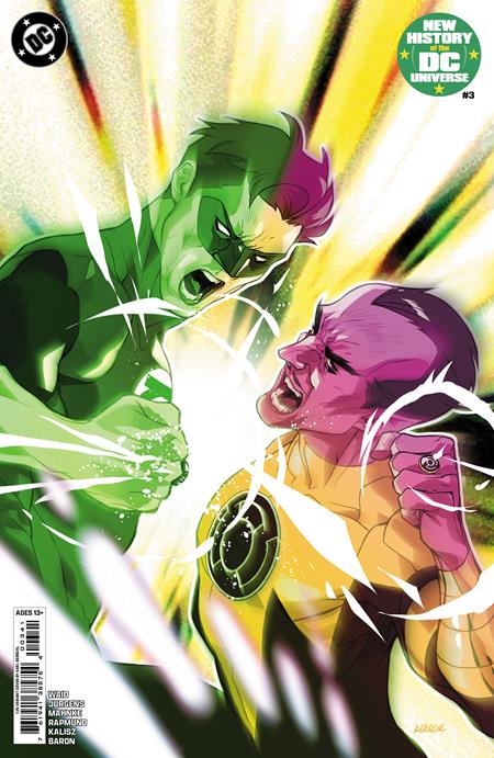 NEW HISTORY OF THE DC UNIVERSE #3 (OF 4) CVR G INC 1:25 KARL KERSCHL CARD STOCK VAR