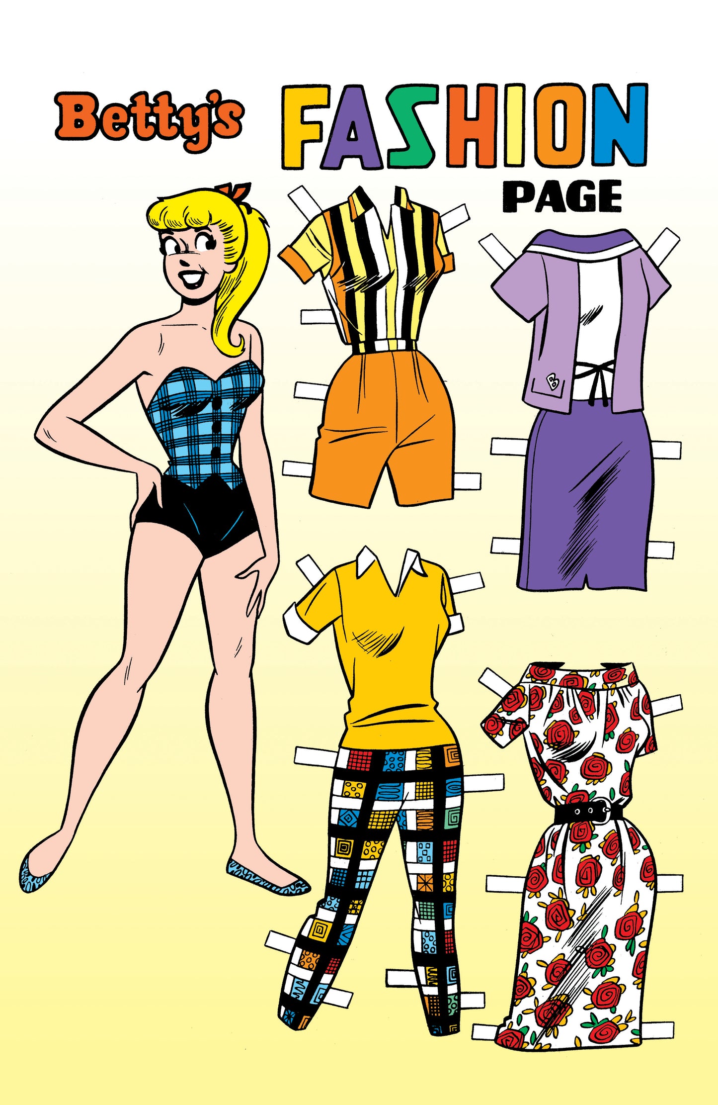 ARCHIE COMICS 85TH ANNIVERSARY PRESENTS BETTY & VERONICA FASHION PAGES (ONE-SHOT) CVR B DAN DECARLO BETTY PIN-UP VAR (26 Aug Release)