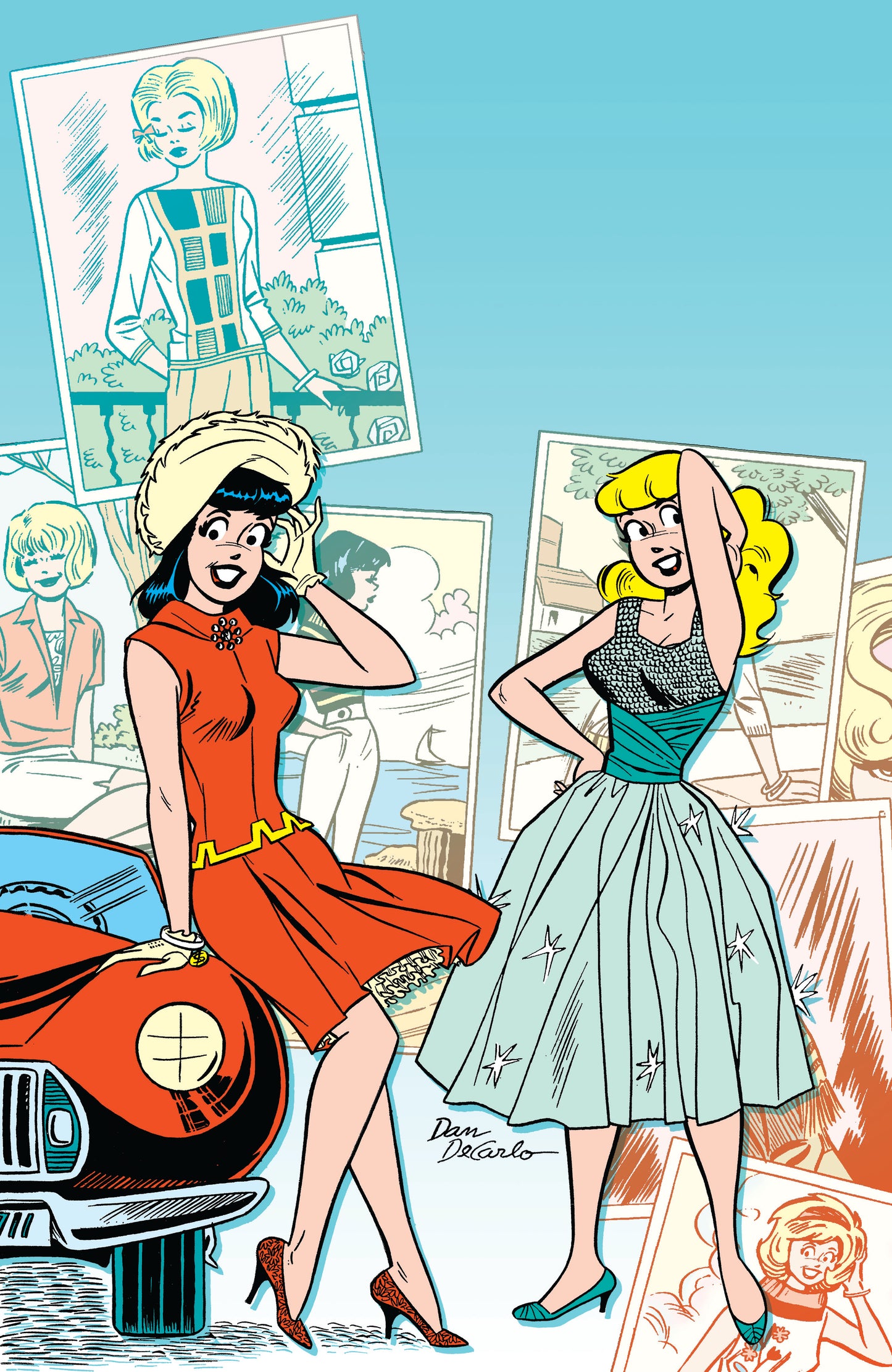 ARCHIE COMICS 85TH ANNIVERSARY PRESENTS BETTY & VERONICA FASHION PAGES (ONE-SHOT) CVR D DAN DECARLO FOIL FULL ART VAR | ARCHIE COMICS PUBLICATIONS | Comicbookeroo