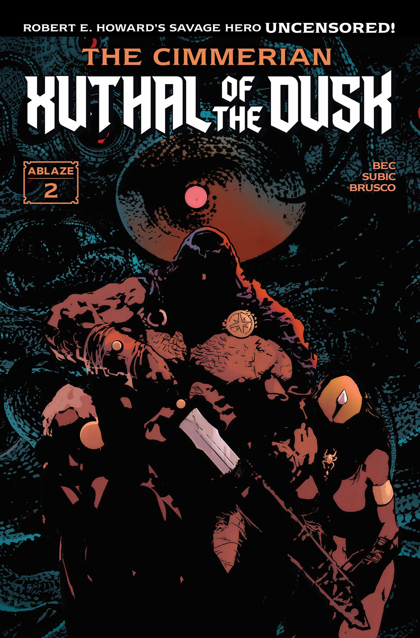 CIMMERIAN XUTHAL OF THE DUSK #2 (OF 3) CVR B STEVAN SUBIC VAR (MR) | ABLAZE | Comicbookeroo