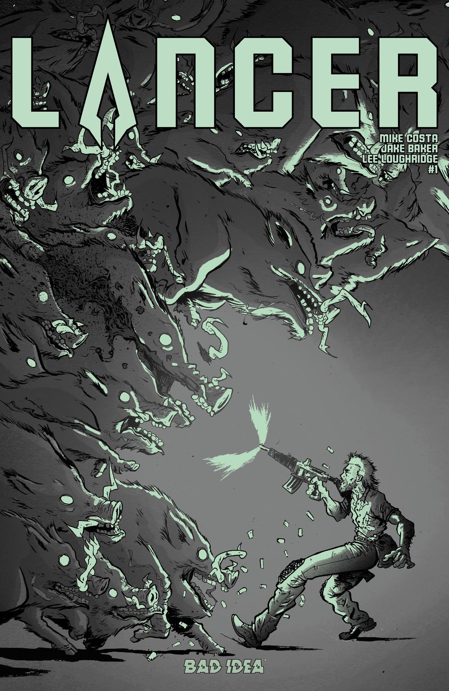 LANCER #1 (OF 4) CVR I JAKE BAKER GLOW IN THE DARK VAR | BAD IDEA | Comicbookeroo