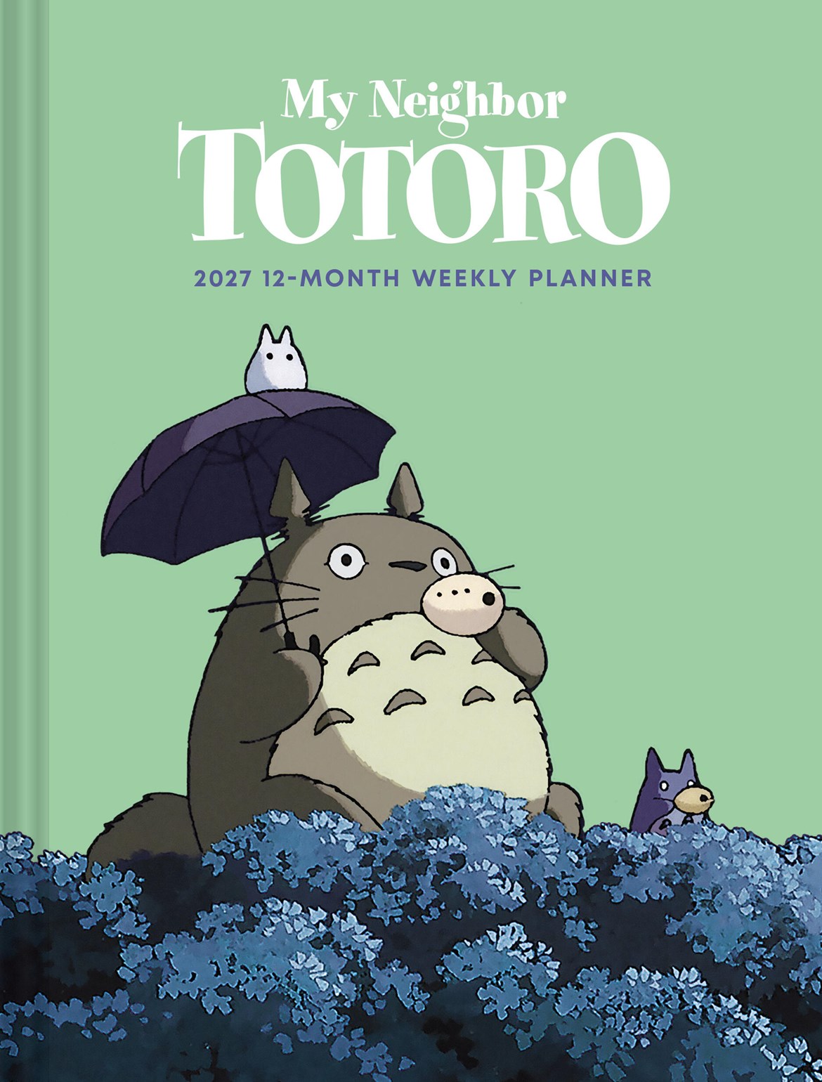 STUDIO GHIBLI MY NEIGHBOR TOTORO 2027 12 MONTH WEEKLY PLANNER HC | CHRONICLE BOOKS | Comicbookeroo