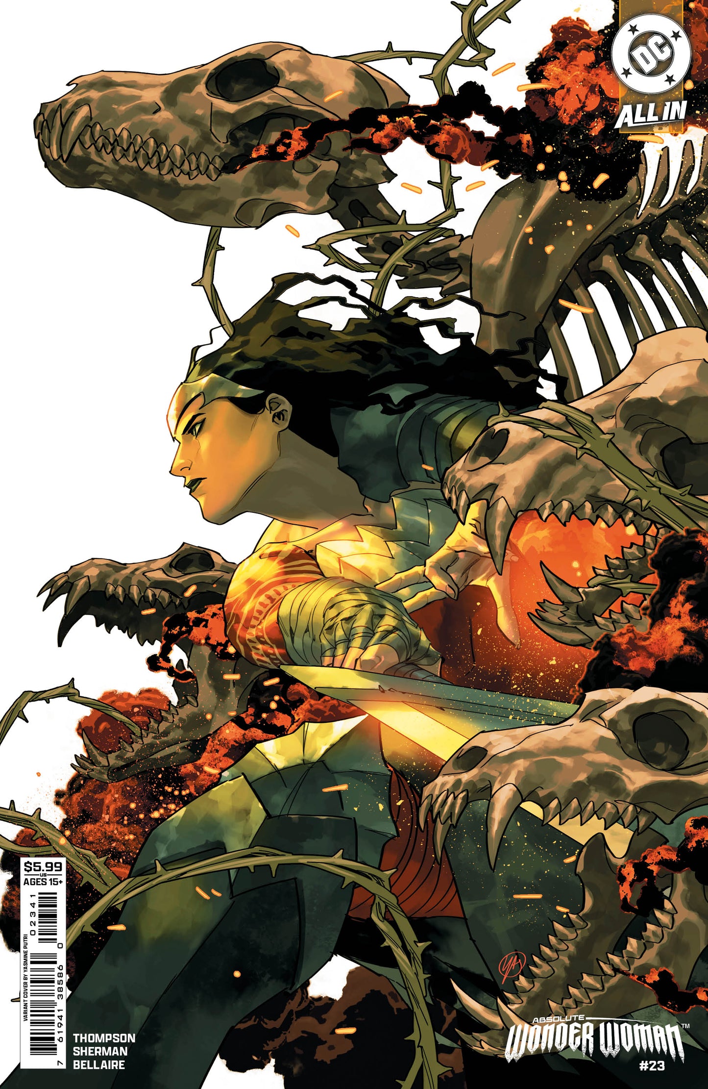 ABSOLUTE WONDER WOMAN #23 CVR D YASMINE PUTRI CARD STOCK VAR | DC COMICS | Comicbookeroo