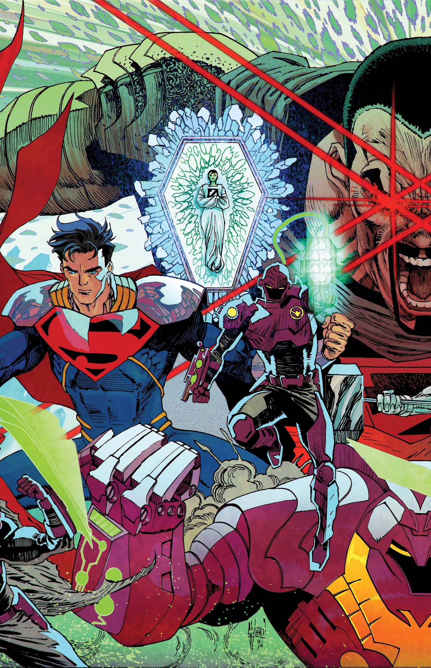 ACTION COMICS #1101 CVR A GUILLEM MARCH CONNECTING (KINGDOM OF ZOD) | DC COMICS | Comicbookeroo